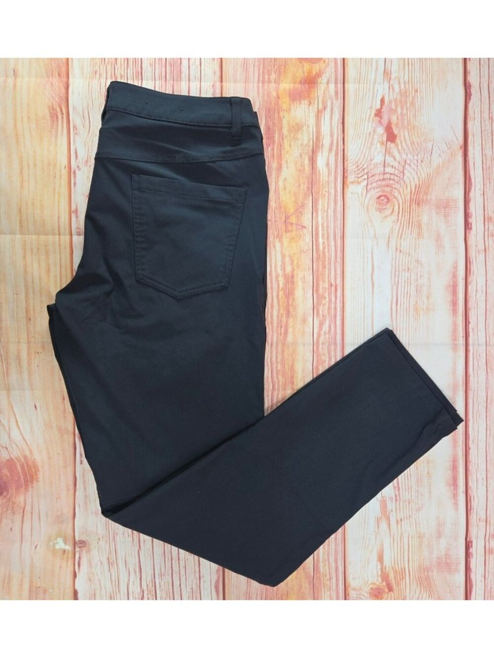 Lululemon Black Stretch Slim Fit Casual Pants 34